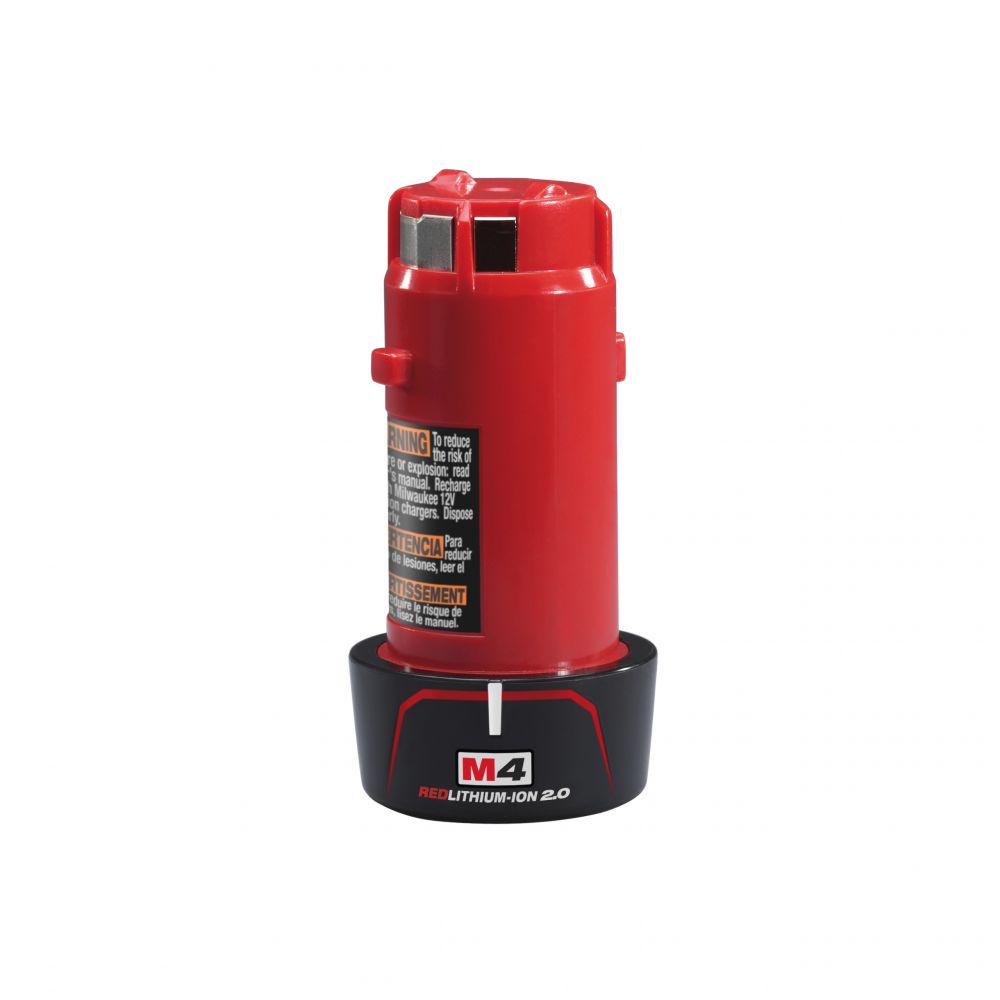 Milwaukee - Akku 2.0 Ah Red Li-Ion (M4 B2) 